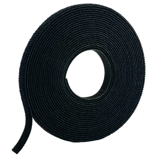 Rollo de cinta adhesiva de tela para unir cables electricos, Negro 32mm x  15Mts