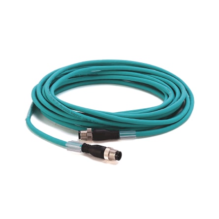 1585 Ethernet Cables Cat5e, 100BASE-TX, 100 Mbit/s, 4 Conductors, M12 ...